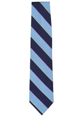 B by Brooks Brothers Men Southerland Stripe Silk Tie - Lt Blue