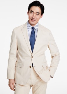 B by Brooks Brothers Men's Classic-Fit Stretch Solid Suit Jacket - Beige/khaki