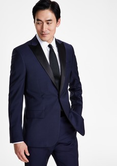 B by Brooks Brothers Men's Classic-Fit Stretch Solid Tuxedo Jacket - Navy