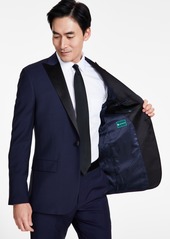 B by Brooks Brothers Men's Classic-Fit Stretch Solid Tuxedo Jacket - Navy