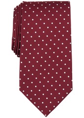 B by Brooks Brothers Men's Classic Simple Dot Tie - Wine