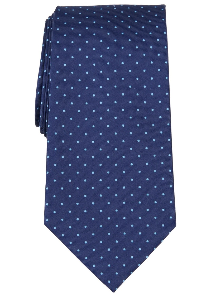 B by Brooks Brothers Men's Dot Silk Tie - Navy