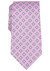 B by Brooks Brothers Men's Medallion Silk Tie - Pink