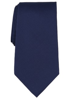B by Brooks Brothers Men's Textured Solid Silk Tie - Navy