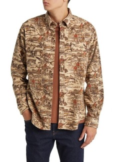 Brooks Brothers Archive Hunting Print Flannel Button-Down Shirt