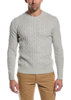 Brooks Brothers Cable Wool Crewneck Sweater