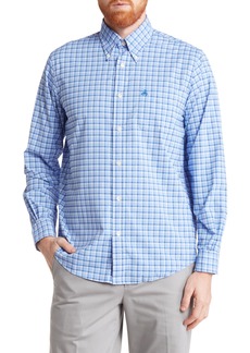 Brooks Brothers Check Button-Down Shirt in Wpltblue at Nordstrom Rack