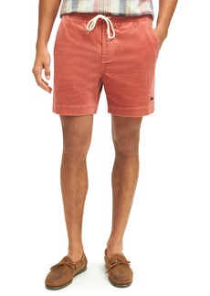Brooks Brothers Corduroy Drawstring Shorts in Canyon Rose at Nordstrom Rack