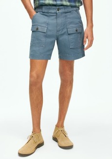 Brooks Brothers Cotton Canvas Camp Shorts