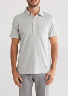 Brooks Brothers Cotton Jersey Pocket Polo in Grey Heather at Nordstrom Rack