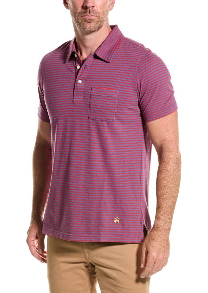 Brooks Brothers Feeder Stripe Polo Shirt