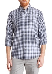 Brooks Brothers Gingham Button-Down Cotton Poplin Shirt in Gingnavy at Nordstrom Rack