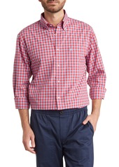 Brooks Brothers Gingham Button-Down Shirt in Gingred at Nordstrom Rack