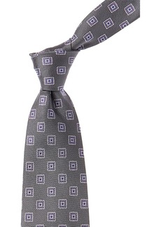 Brooks Brothers Grey Square Silk Tie