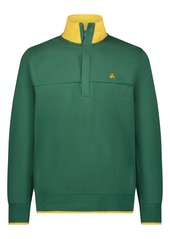 Brooks Brothers Half Zip Green Pullover in Hunter Green at Nordstrom Rack