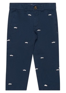 Brooks Brothers Kids' Embroidered Car Cotton Twill Pants