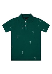 Brooks Brothers Kids' Embroidered Golf Flag Piqué Polo