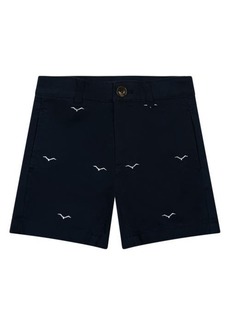 Brooks Brothers Kids' Seagull Embroidered Cotton Chino Shorts