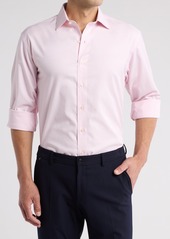 Brooks Brothers Madison Fit Non-Iron Stretch Dress Shirt in Light/Pastel Pink at Nordstrom Rack