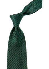 Brooks Brothers Medium Green Block Solid Silk Tie