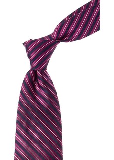Brooks Brothers Medium Pink Hairline Stripe Silk Tie