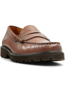 Brooks Brothers Men's Bleeker Lug Sole Penny Loafers - Cognac