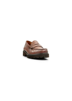 Brooks Brothers Men's Bleeker Lug Sole Penny Loafers - Cognac