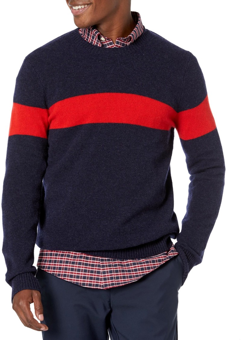 Brooks Brothers Men's English Lambswool Chest Sweater