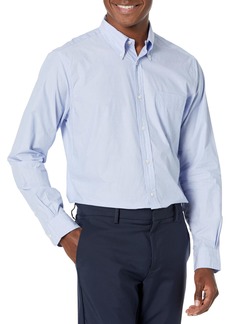 Brooks Brothers Men's Friday Poplin Long Sleeve Solid Sport Shirt