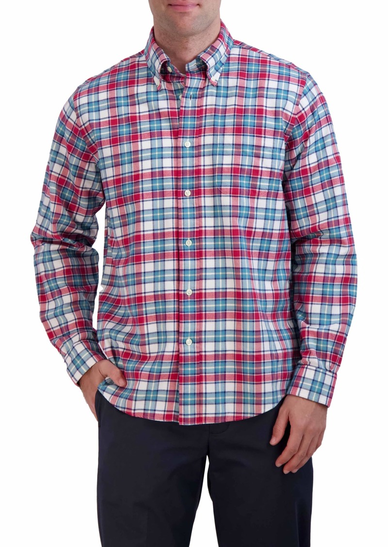 Brooks Brothers Men's Long Sleeve Lightweight Flannel Sport Shirt