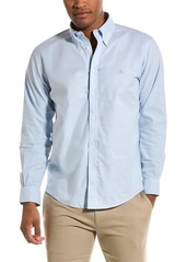 Brooks Brothers Men's Non-Iron Long Sleeve Button Down Stretch Oxford Sport Shirt Solid