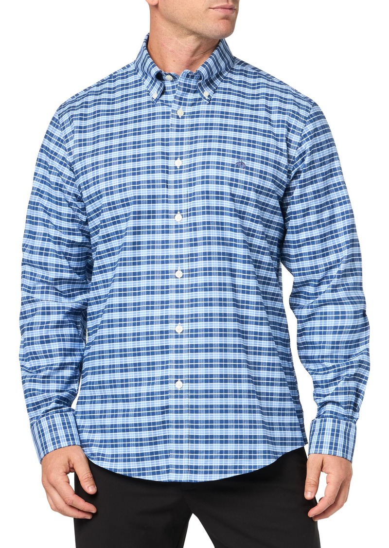 Brooks Brothers Men's Regular Fit Oxford Long Sleeve Sport Shirt