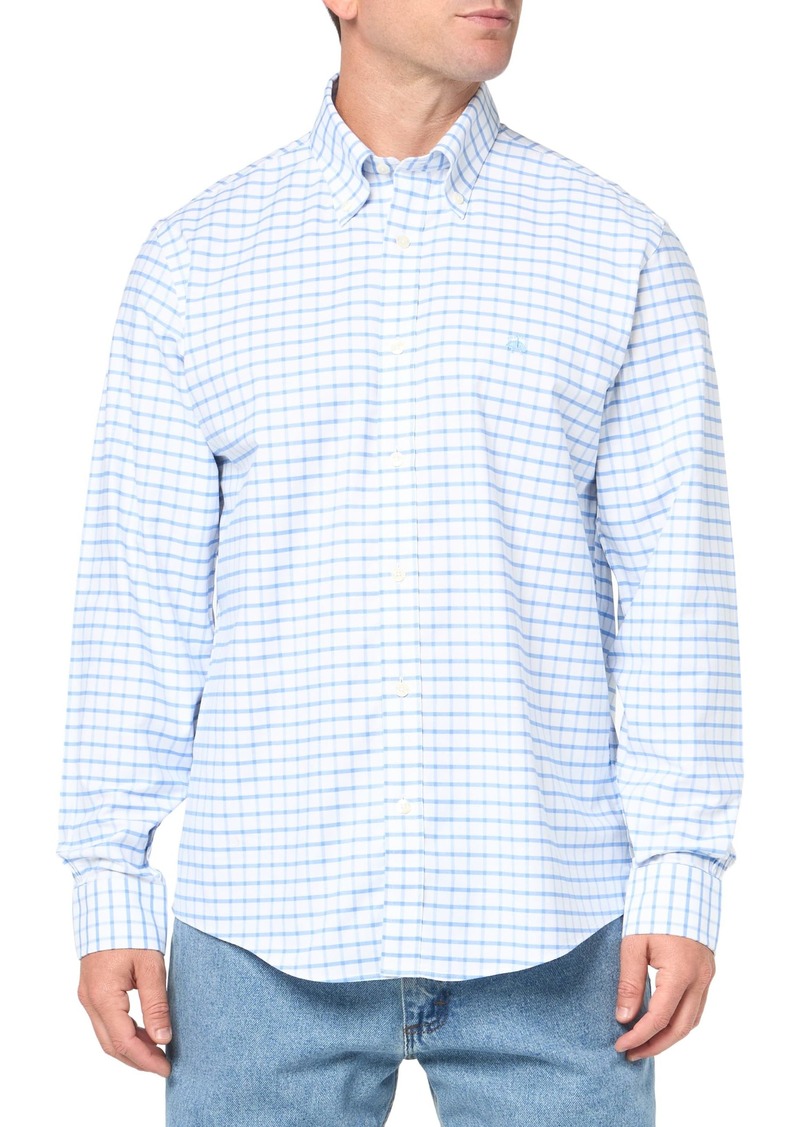 Brooks Brothers Men's Regular Fit Oxford Long Sleeve Sport Shirt