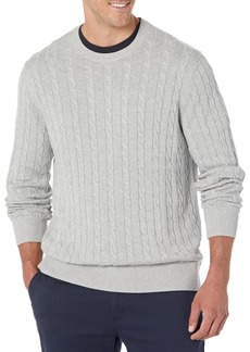 Brooks Brothers Men's Cotton Cable Crew Neck Sweater