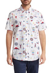 Brooks Brothers Nautical Poplin Button-Down Shirt in Nauticalmotifs at Nordstrom Rack