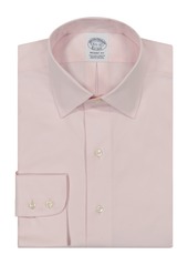 Brooks Brothers Non-Iron Stretch Supima® Cotton Dress Shirt in Pink at Nordstrom Rack