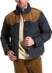 Brooks Brothers Out Denim Puffer Down Jacket