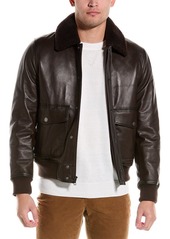 Brooks Brothers Out Leather Flight Jacket
