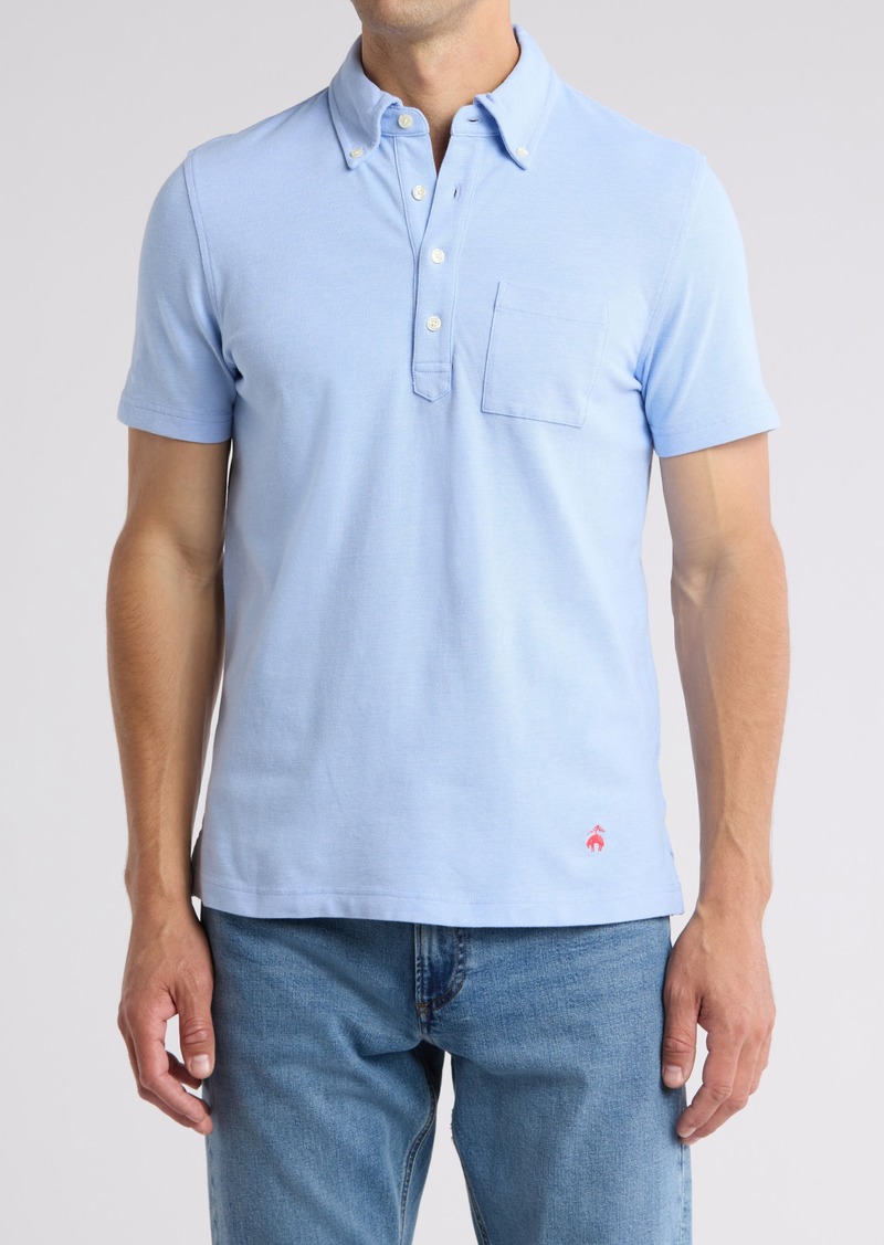 Brooks Brothers Oxford Stretch Cotton Piqué Polo in Blue at Nordstrom Rack