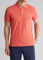 Brooks Brothers Piqué Solid Short Sleeve Polo in Spiced Coral at Nordstrom Rack