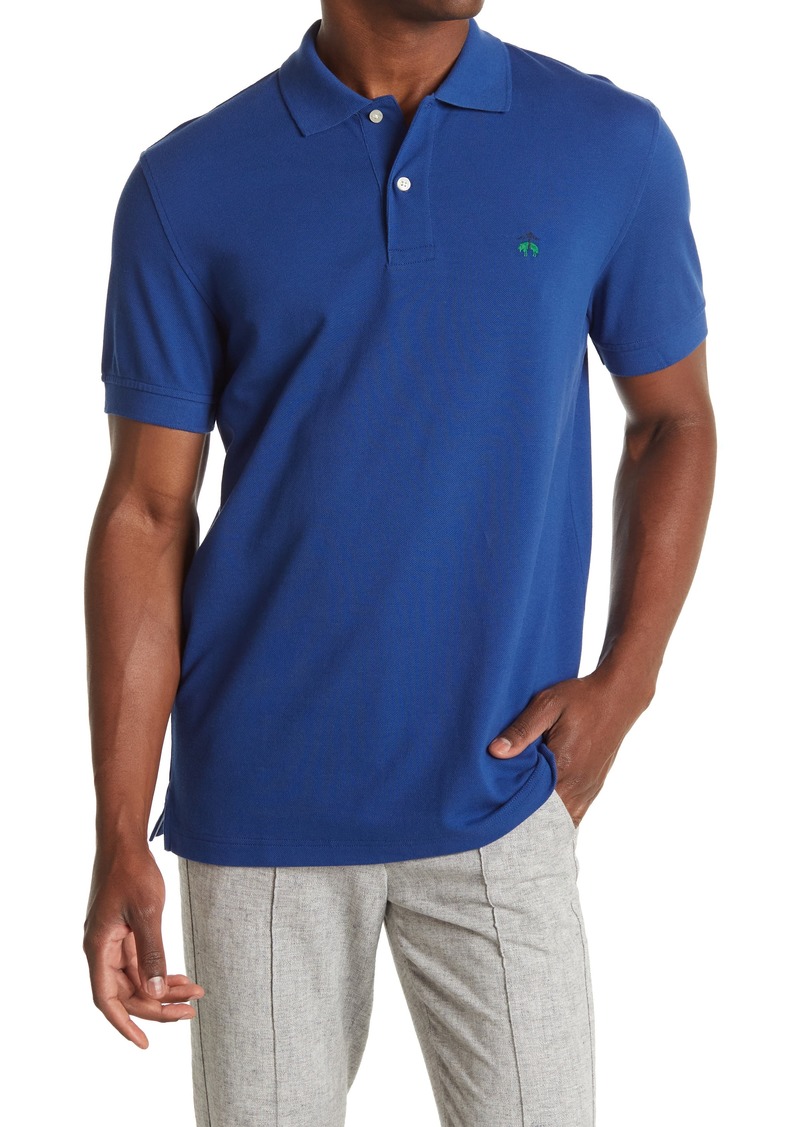 Brooks Brothers Pique Knit Polo in Navy at Nordstrom Rack