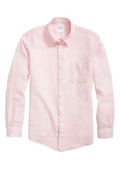 Brooks Brothers Regular Fit Cotton Dress Shirt in Medium Pink at Nordstrom Rack