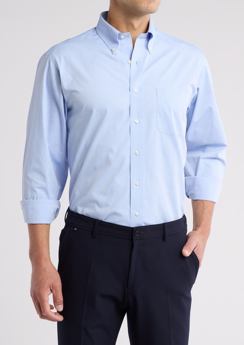 Brooks Brothers Regular Fit Non-Iron Dress Shirt in Light Blue at Nordstrom Rack