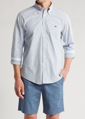 Brooks Brothers Regular Fit Oxford Stretch Dress Shirt in Sodalite at Nordstrom Rack