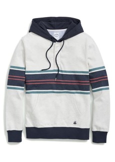 Brooks Brothers Rugby Stripe Cotton Hoodie