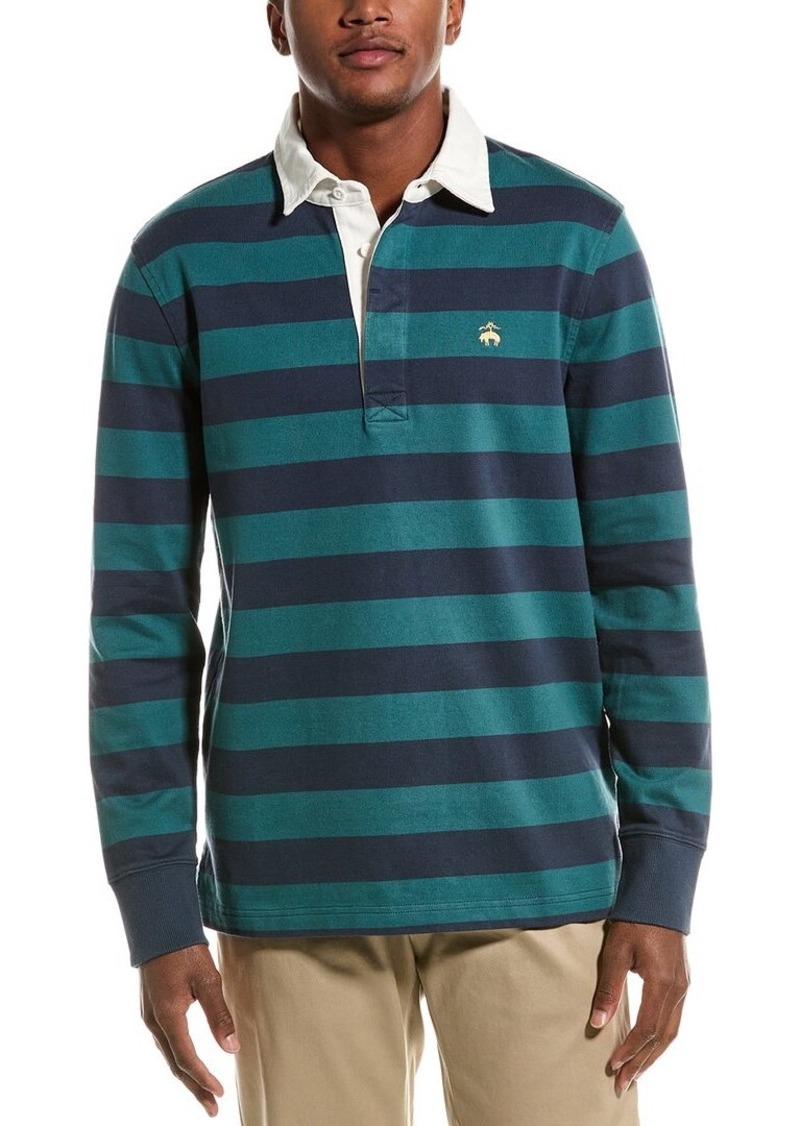 Brooks Brothers Rugby Stripe Polo Shirt