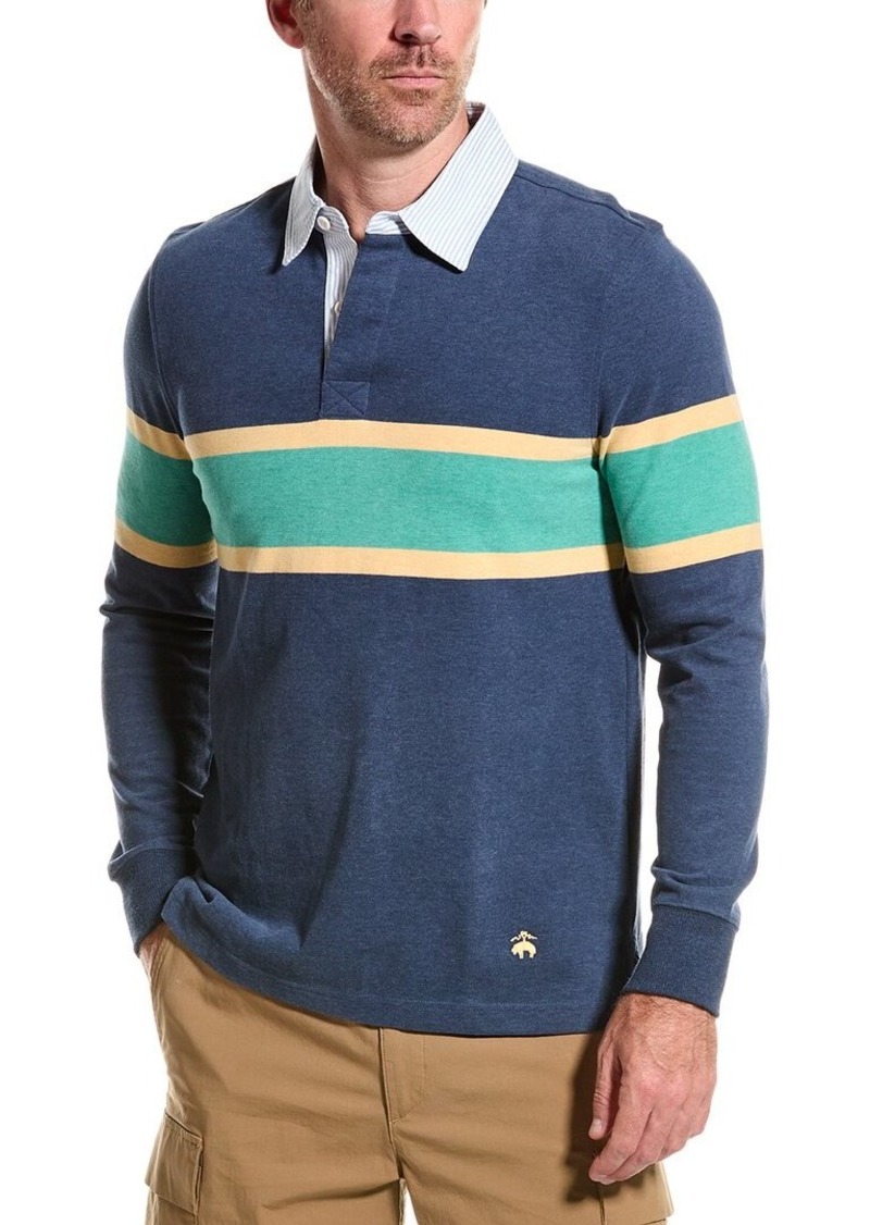 Brooks Brothers Rugby Stripe Polo Shirt