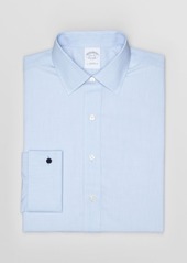 Brooks Brothers Solid Broadcloth Non-Iron French Cuff Dress Shirt - Regent Fit