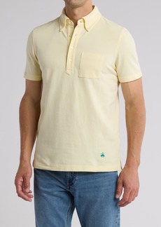 Brooks Brothers Stretch Cotton Oxford Piqué Polo in Yellow at Nordstrom Rack