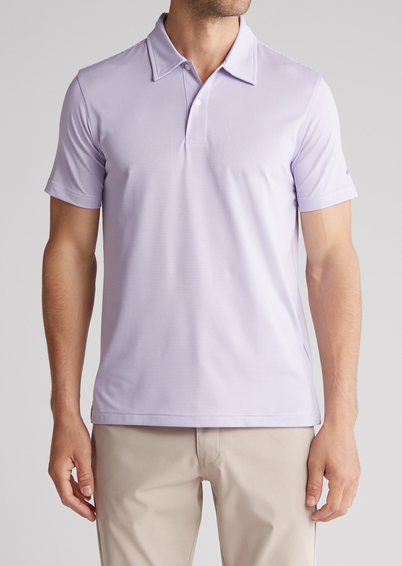 Brooks Brothers Stripe Golf Polo in Purple at Nordstrom Rack